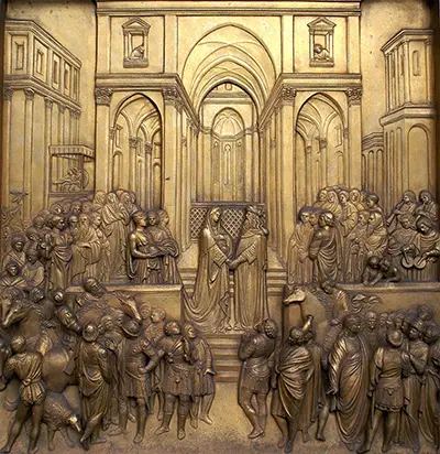Solomon and the Queen of Sheba Lorenzo Ghiberti